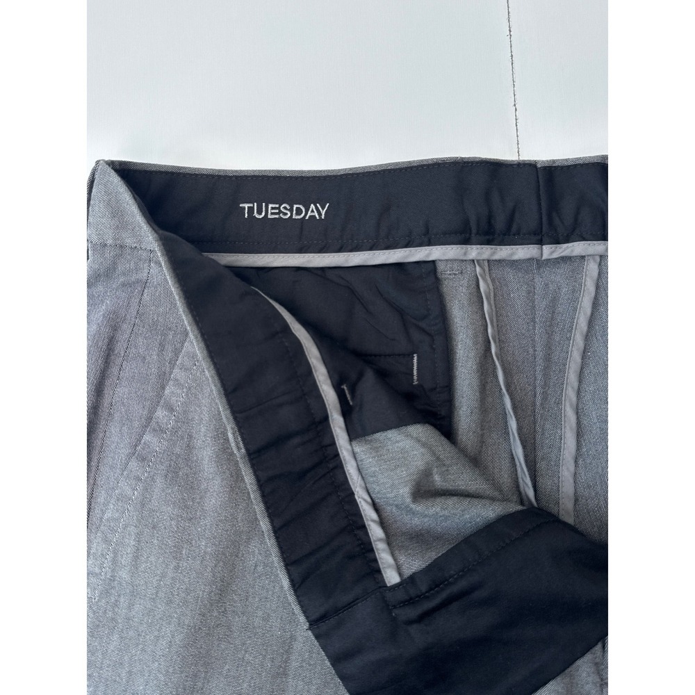 Bonobos Weekday Warrior Slim Taper Grey Dress Pants Mens 35x30 Tuesday - Picture 7 of 11